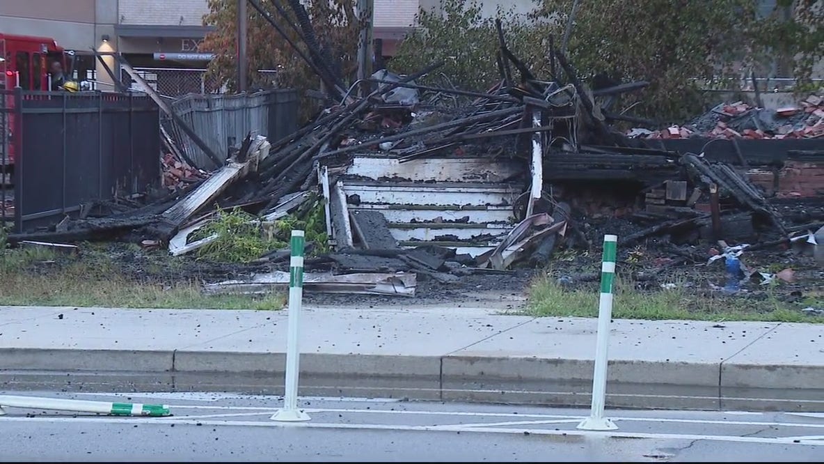 Home near Little Caesars Arena burns down